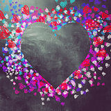 Love and hearts background