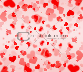 red and pink hearts