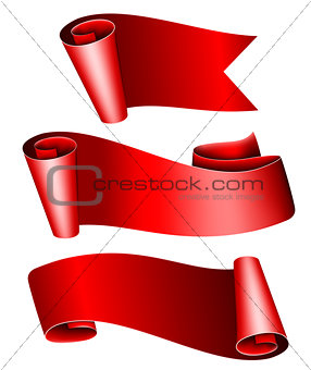 Red ribbon set