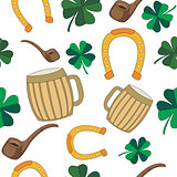 St.Patrick's Day seamless pattern for wallpapers, gift papers, patterns fills, textile