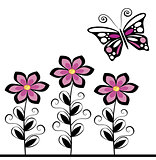 butterflies and flowers 13
