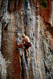 male rock climber