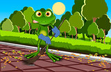 Frog sweeping track