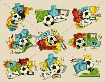 Football sports elements
