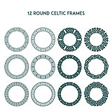 Round Celtic Frames
