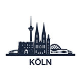 Cologne Skyline Emblem