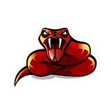 Red Aggressive Viper