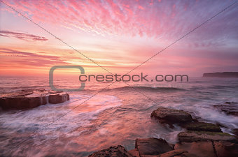 Sunrise from North Avoca Beach Australia