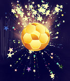 Stars Explosions and Soccer Ball