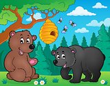Bears in nature theme image 4