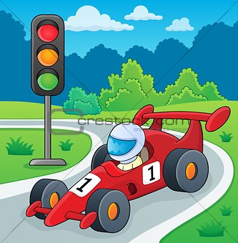 Racing car theme image 2