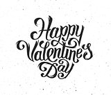 Happy Valentines Day text typography greetings