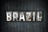 Brazil Concept Metal Letterpress Type
