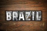 Brazil Concept Metal Letterpress Type