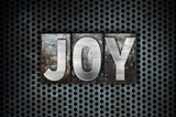 Joy Concept Metal Letterpress Type