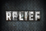 Relief Concept Metal Letterpress Type