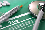 Virus. Medical Concept.