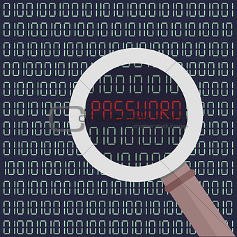 hacker reading password