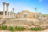 Ancient basilica columns of Creek colony Chersonesos