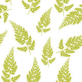 Abstract Natural Spring Seamless Pattern Background with Leaves.