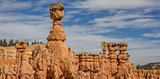 Panorama of hoodoos in the Amphitheater in Bryce Canyon