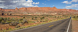 Panorama of scenic byway 12 near Capitol Reef