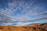 Morning sky over Capitol Reef National Park