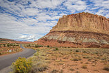 Scenic drive in Capitol Reef National Park
