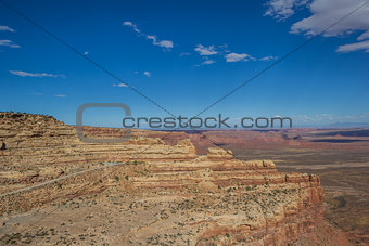 Cliffs of the Moki Dugway in Utah