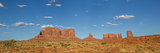 Panorama of Monument Valley in Arizona