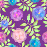 Abstract Elegance Seamless pattern  floral background