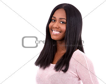 casual black woman 