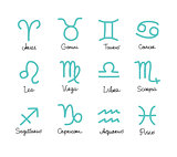 Zodiac signs collection for your design