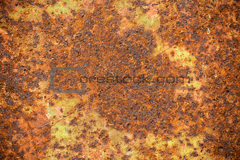 Old rusty weathered metal texture