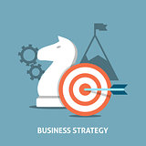 Business strategy concept