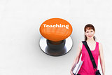 Teaching against orange push button