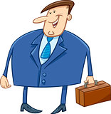 businessman with briefcase cartoon
