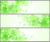 Grunge banners for St. Patrick's Day