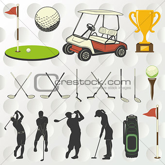 Golf Player Silhouette