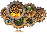 Firewood Production - Wooden Gears