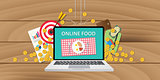 online food business internet money gold growth