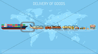 Delivery of Goods Concept