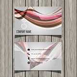 Business card layout 