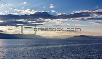 The greek archipelago at sunrise