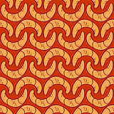 seamless pattern with croissant. vector