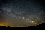 Night scenery of the Milky Way