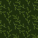 green leaves seamless