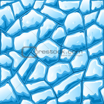 Ice seamless pattern