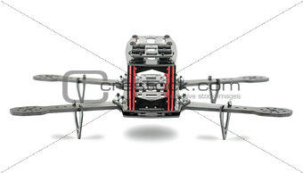 Carbon fiber quadrocopter frame