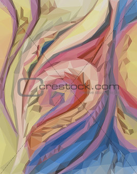 Abstract Low Poly Background